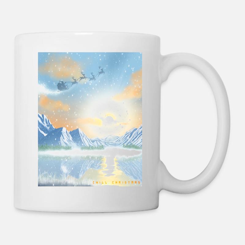 Chill Weihnachten - Tasse - Weiß