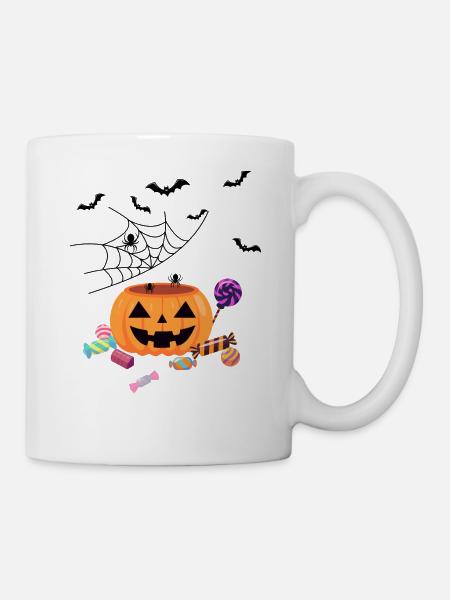 Citrouille Helloween - Mug blanc - blanc