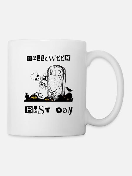 RIP Halloween - Mug blanc - blanc