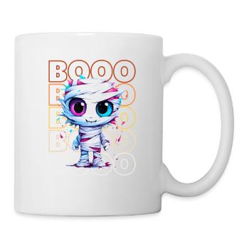 Chibi Entspannen & Buuuu Verpacktes Mama-T-Shirt! - Tasse - Weiß - Rechts