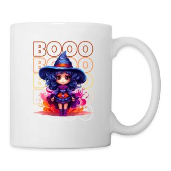 Chibi Brew & Booo! Adorable Witch Tee! - Mug - white - Right