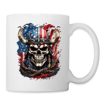 US-Wikinger-Krieger - Tasse - Weiß - Rechts