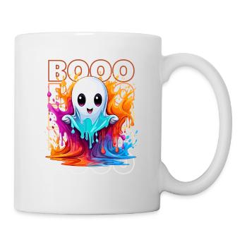 Chibi Float & Booo! Spectral Spirit T-Shirt! - Tasse - Weiß - Rechts