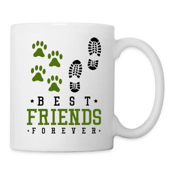 best friends forever 02 - Tasse - Weiß - Rechts