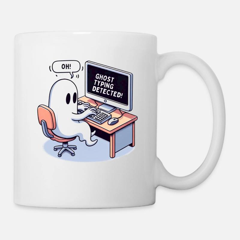 GHOST TYPING DETECTED! -Oh! - Mug - white
