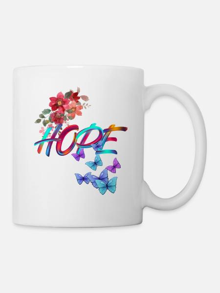 Hope Esperanza - Tasse - Weiß