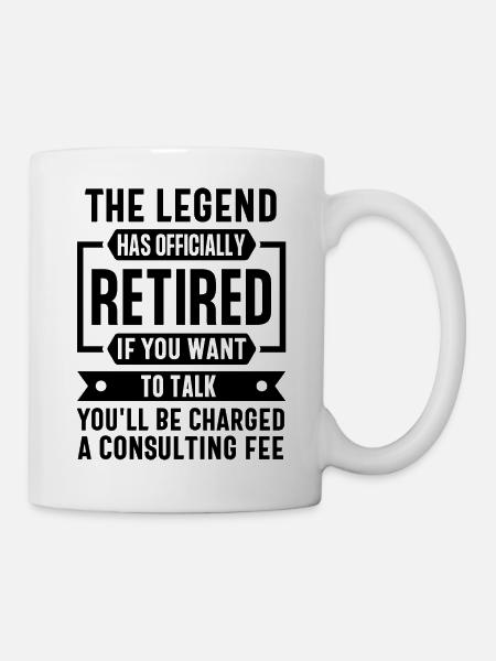 funny retirement - Mug - white