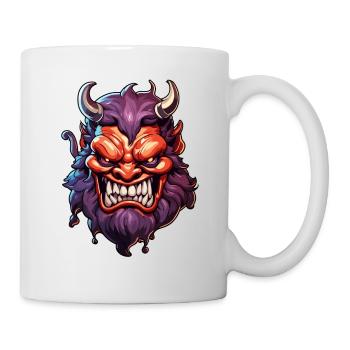 Teufel / Hölle / Horror / teuflisch / böse - Tasse - Weiß - Rechts