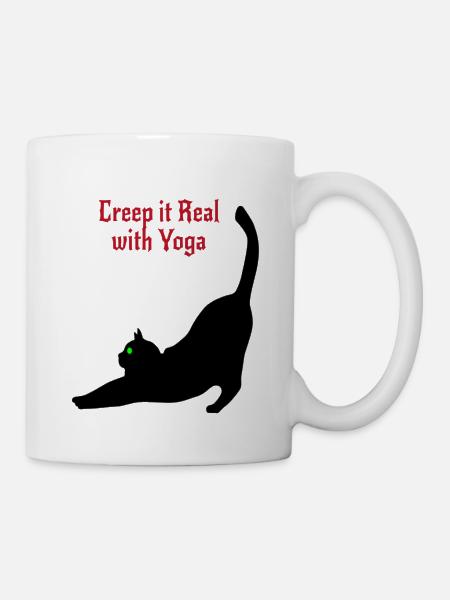 Faites-le vraiment avec le yoga - Mug blanc - blanc