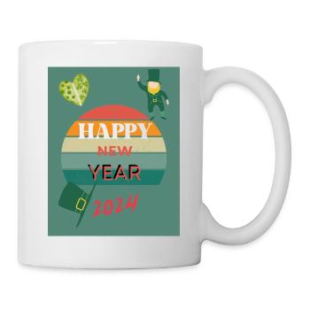 Congratulations 2024 New Year - Mug - white - Right
