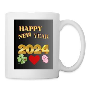 PROSIT NEU JAHR - Tasse - Weiß - Rechts