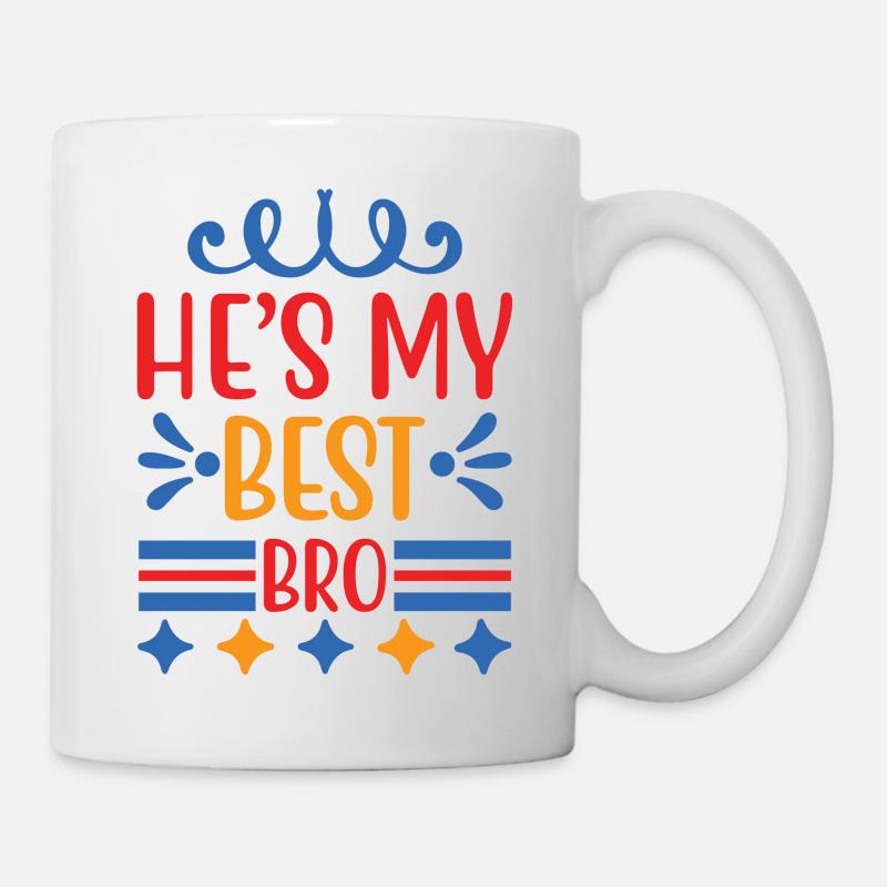 best bro - Tasse - Weiß