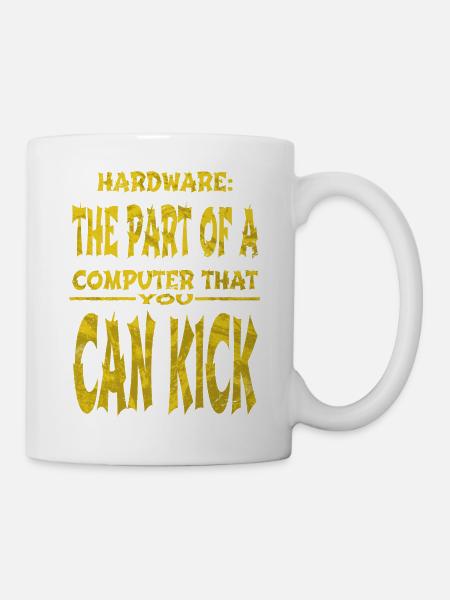 informatics computer humour present idea - Tasse - Weiß