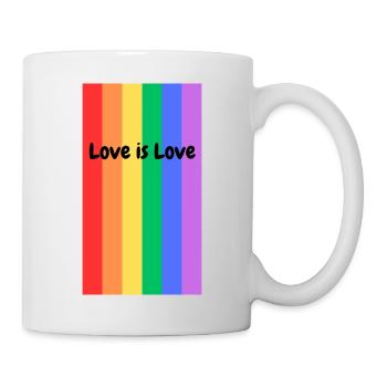Love is Love | Rainbow | Pride - Mug - white - Right