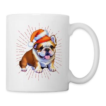 Bulldog Merry Christmas Dog Dogs - Mug - white - Right