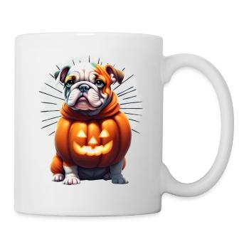 Bouledogue Halloween chien CHIENS - Mug blanc - blanc - Droite