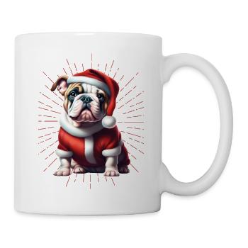 Bulldog Merry Christmas Dog Dogs - Mug - white - Right