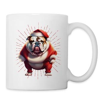 Bulldog Merry Christmas Dog Dogs - Mug - white - Right