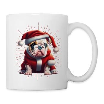 Bulldog Merry Christmas Dog Dogs - Mug - white - Right
