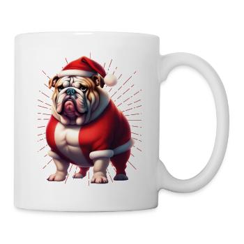 Bulldog Merry Christmas Dog Dogs - Mug - white - Right