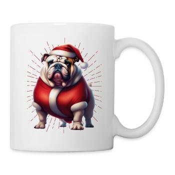 Bulldog Merry Christmas Dog Dogs - Mug - white - Right