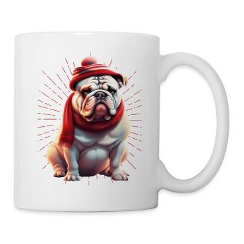 Bulldog Merry Christmas Dog Dogs - Mug - white - Right