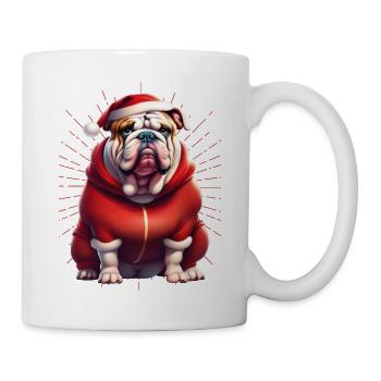 Bulldog Merry Christmas Dog Dogs - Mug - white - Right