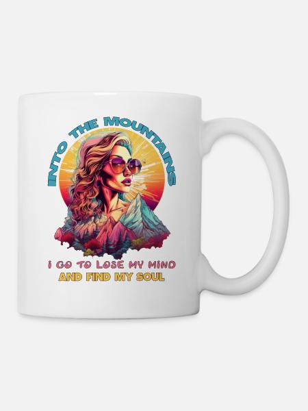 Find my Soul Gift Wander Woman & Village Kids - Mug - white