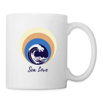 Sea Love - Tasse - Weiß - Rechts