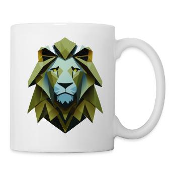 Geometric Lion - Mug - white - Right