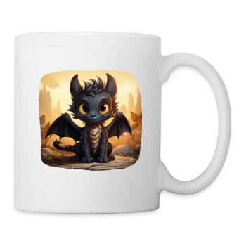 Jack the Sweet Black Dragon - Mug - white - Right