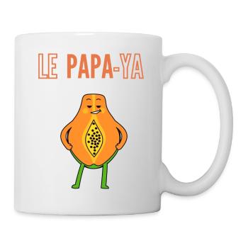 Le PAPA YA - Mug blanc - blanc - Droite
