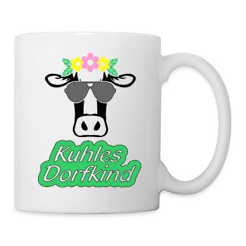 Kuhles Dorfkind - Tasse - Weiß - Rechts