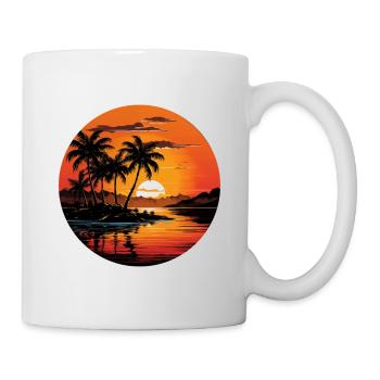 Tropical Sunset - Mug - white - Right