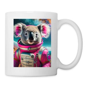 koala avec robe d’astronaute - Mug blanc - blanc - Droite