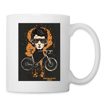 Schotter in meinem Kopf - Tasse - Weiß - Rechts