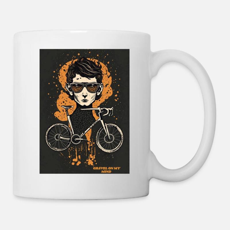 Le gravier dans mon - Mug blanc - blanc