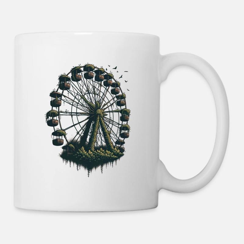 Verlassenes Riesenrad - Tasse - Weiß