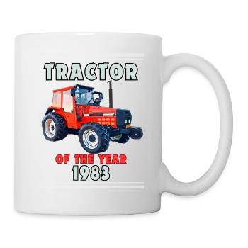 Traktor des Jahres 1983 - Tasse - Weiß - Rechts