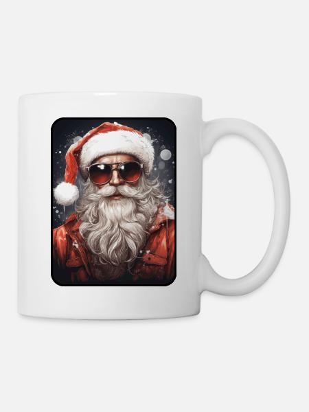 Cool Santa Claus - Tasse - Weiß