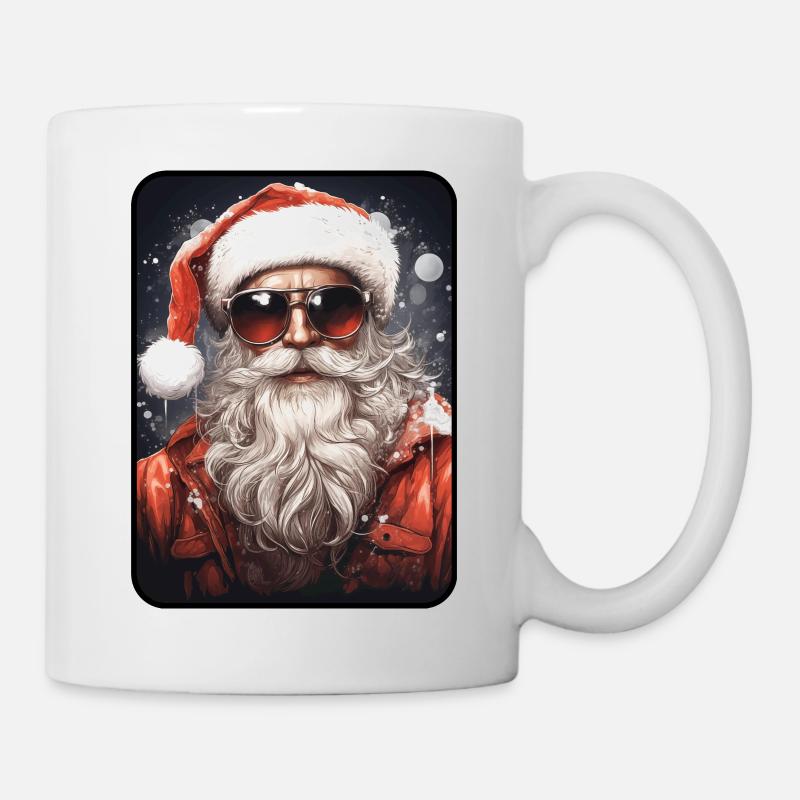 Cool Santa Claus - Tasse - Weiß