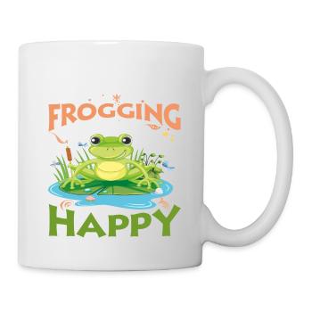 I´m so Frogging Happy - Tasse - Weiß - Rechts