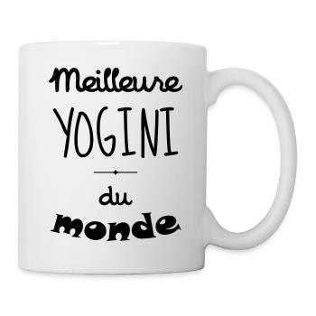 Meilleure YOGINI du monde ! - Mug blanc - blanc - Droite