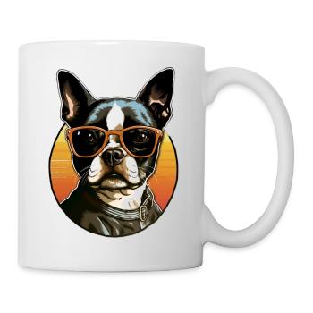 Boston Terrier Cool - Boston Terrier Dog - Mug - white - Right
