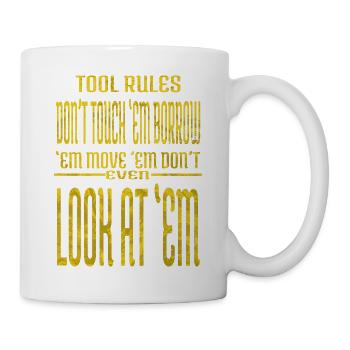 awesome tuning mechanic birthday present idea - Tasse - Weiß - Rechts
