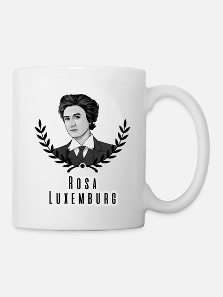 Rosa Luxemburg - Tasse - Weiß
