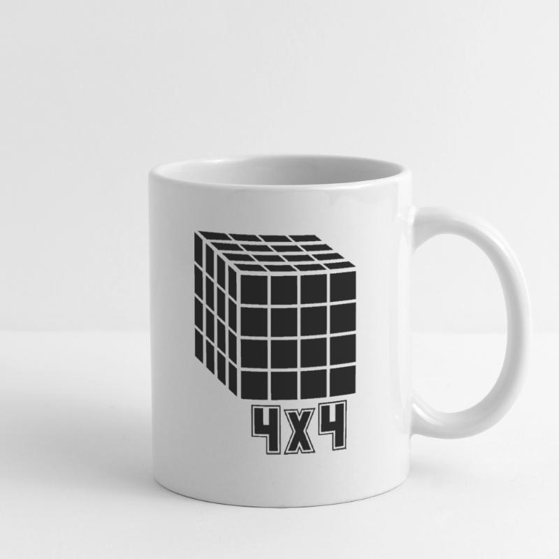 4x4 Cube Cube Mug