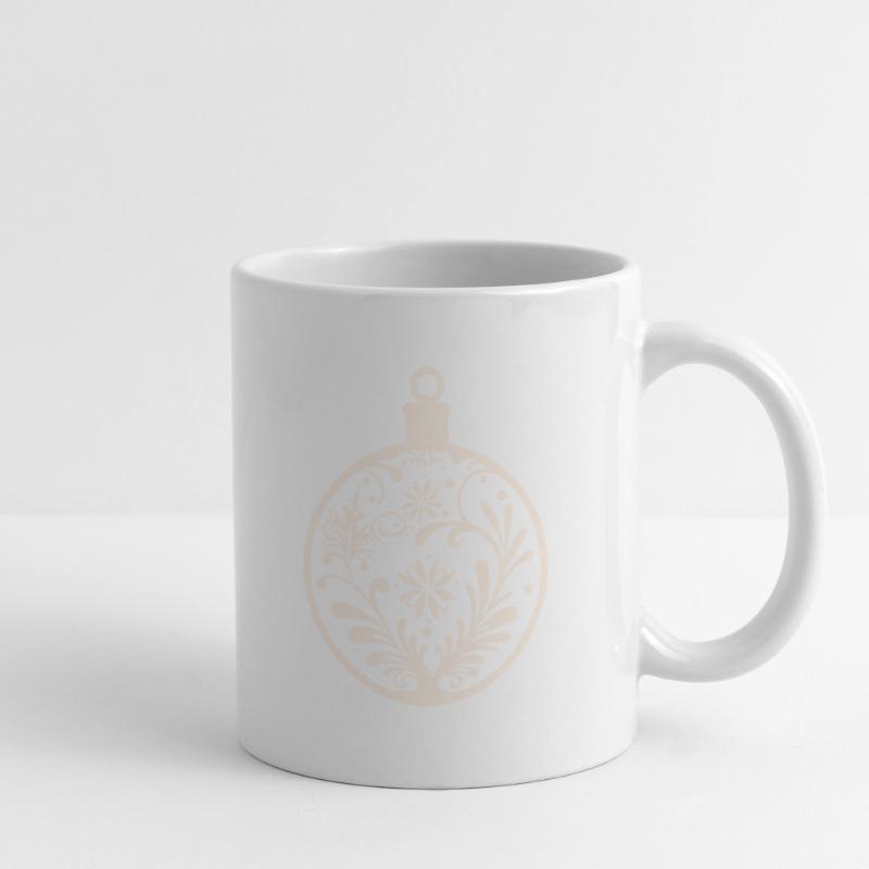 Weihnachtskugel Deko Tasse
