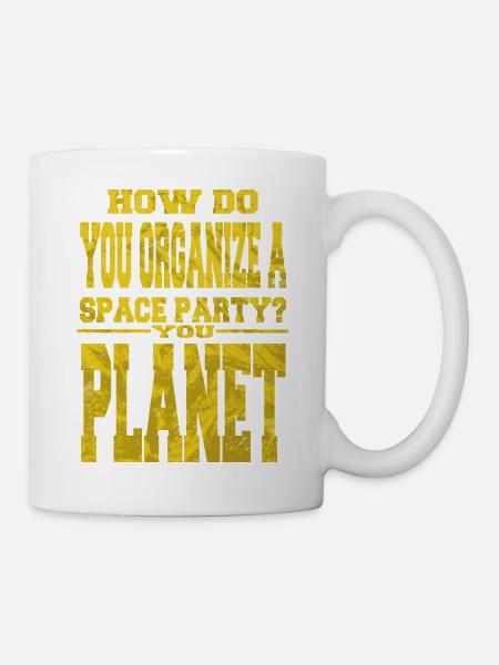 colors telescope quote astrology jokes spaceship - Mug - white