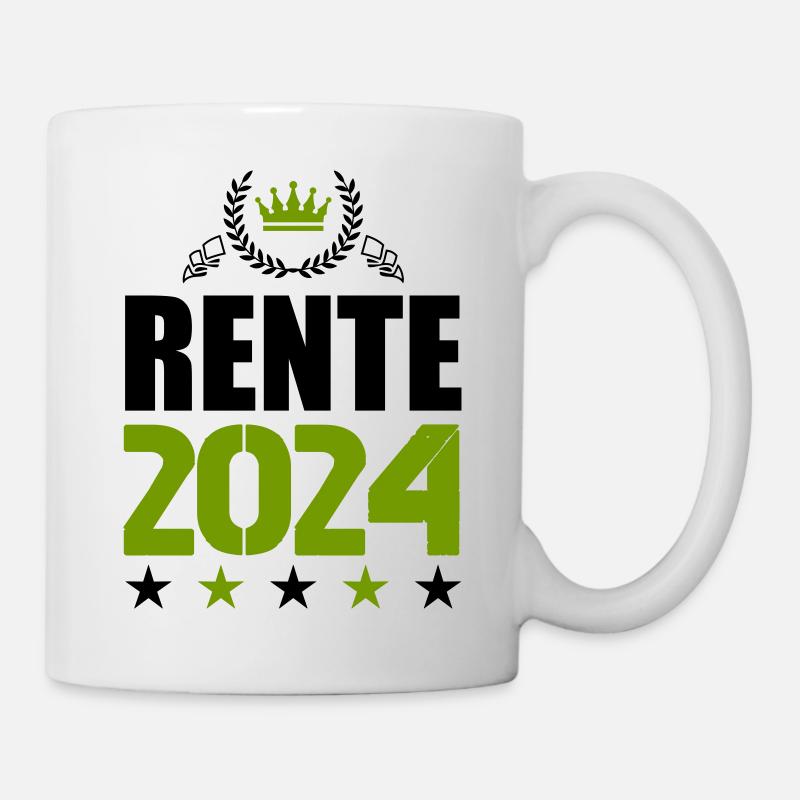 rente 2024 - Tasse - Weiß
